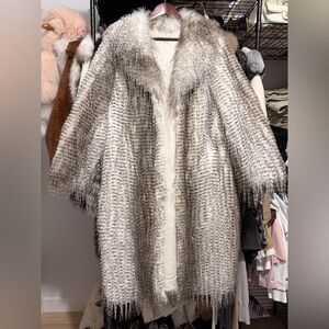 Elegant Faux Fur Coat